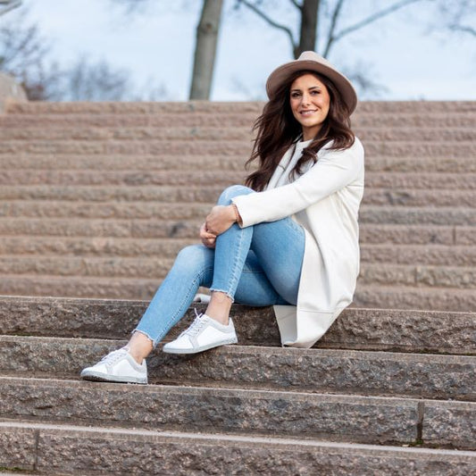 Übergang Barfußschuhe weiß Damen