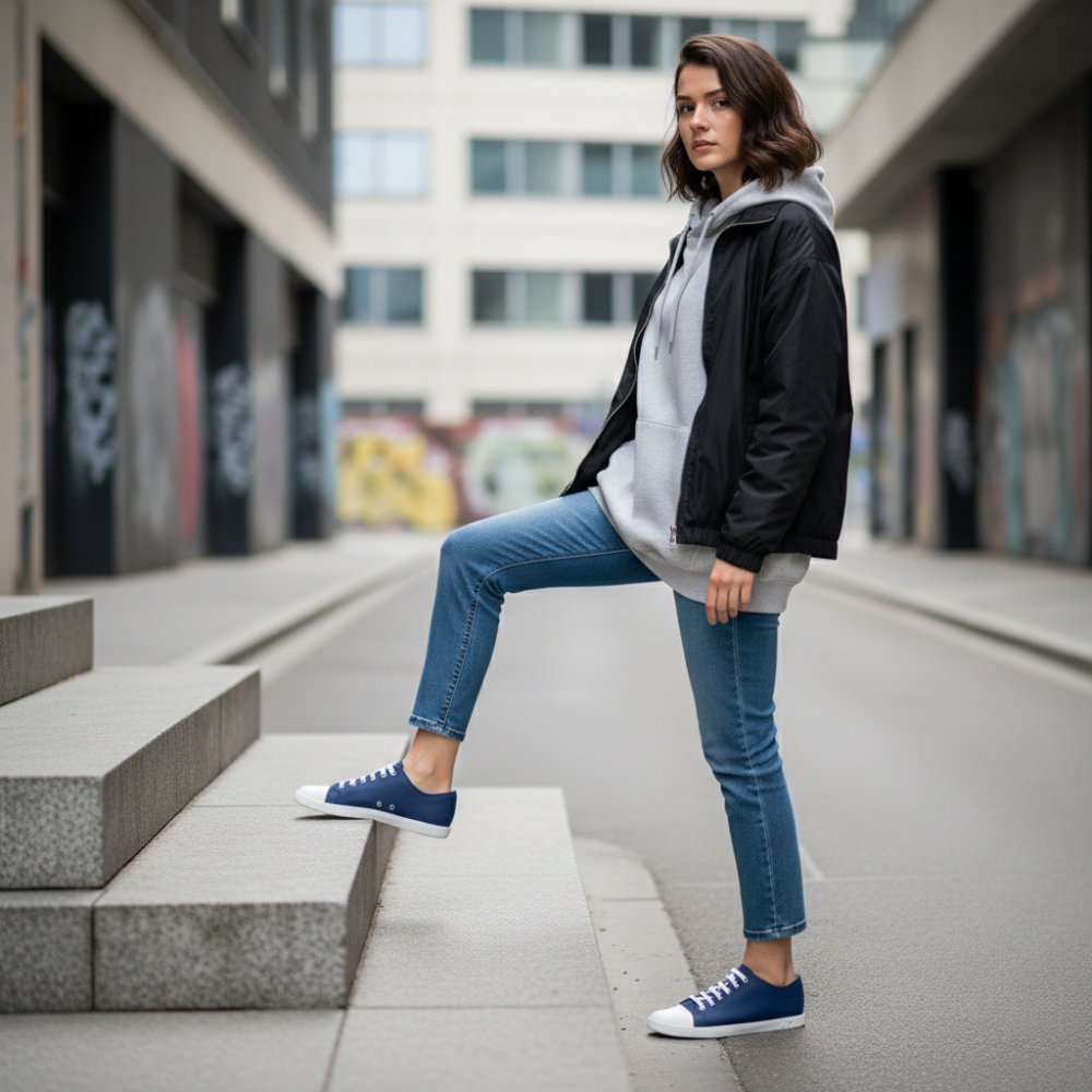 Chuqqs niski niebieski