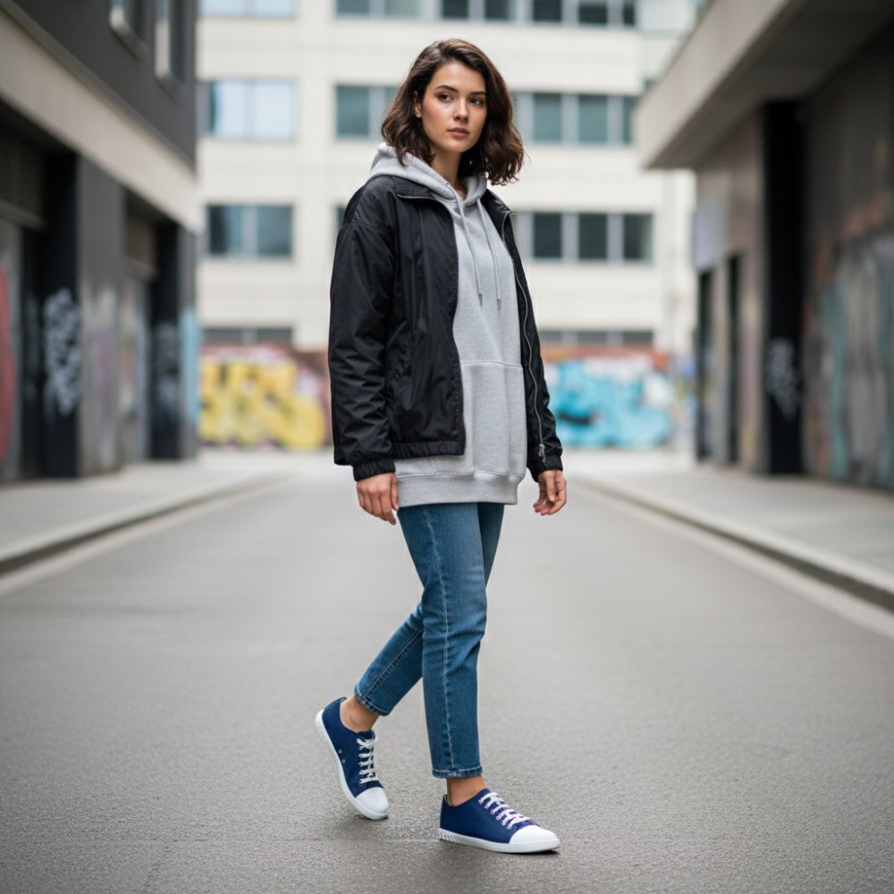 Chuqqs niski niebieski