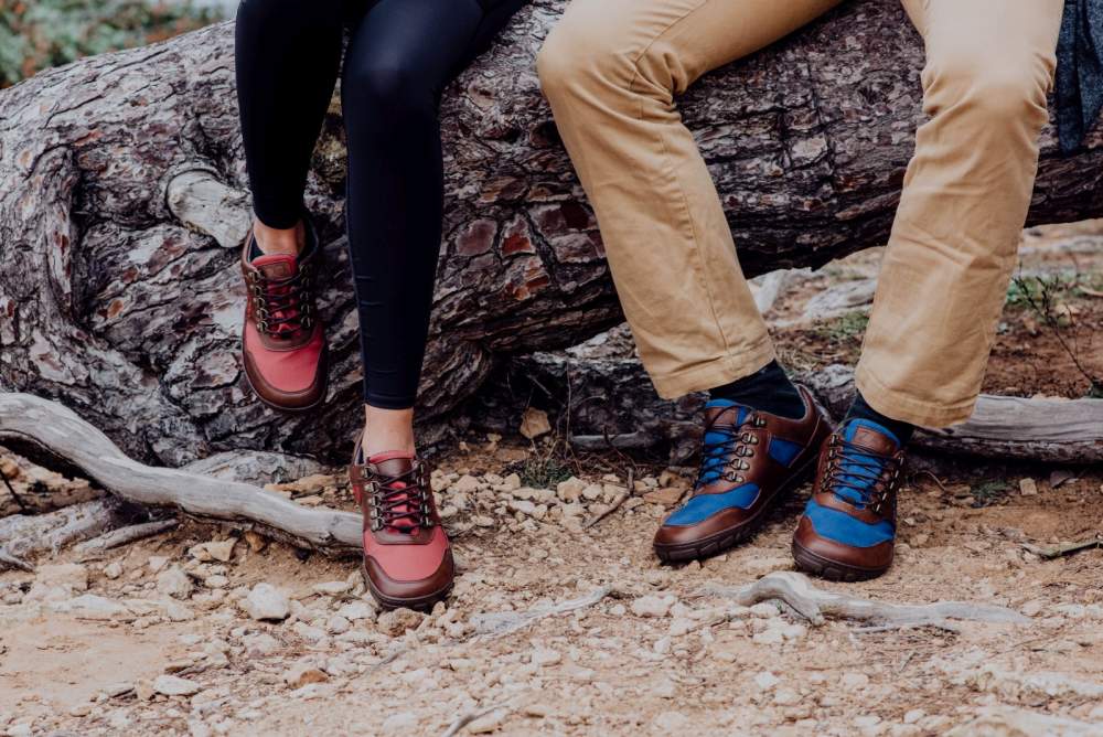 Hiqe Low Brown Blue Waterproof