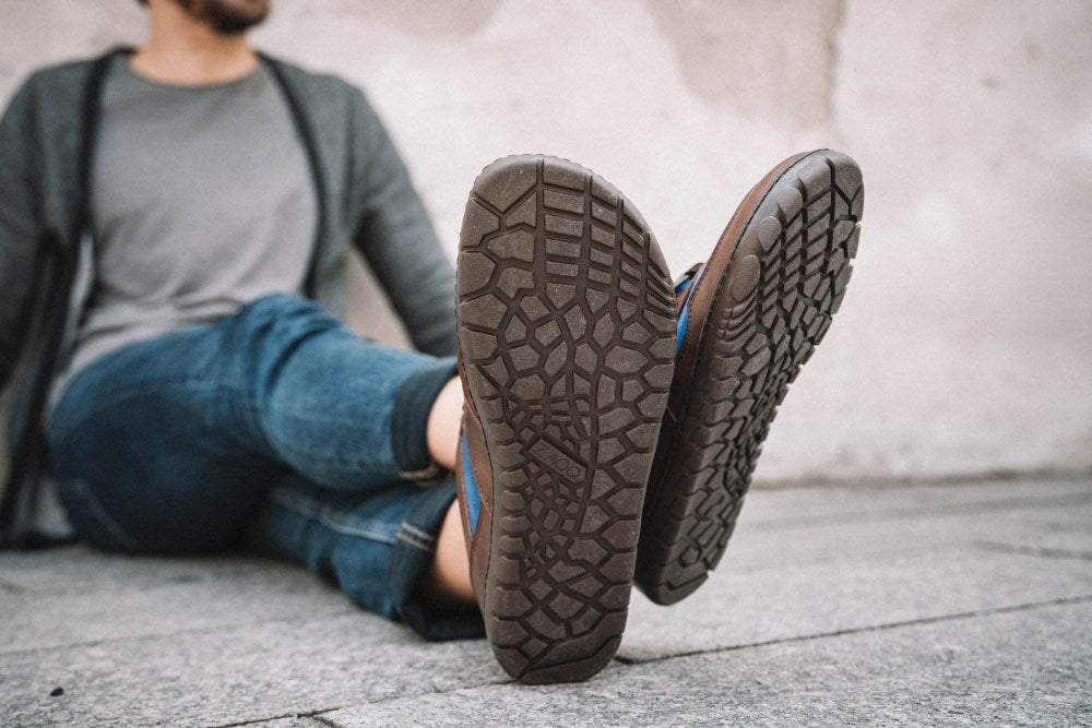 Hiqe Low Brown Blue Waterproof