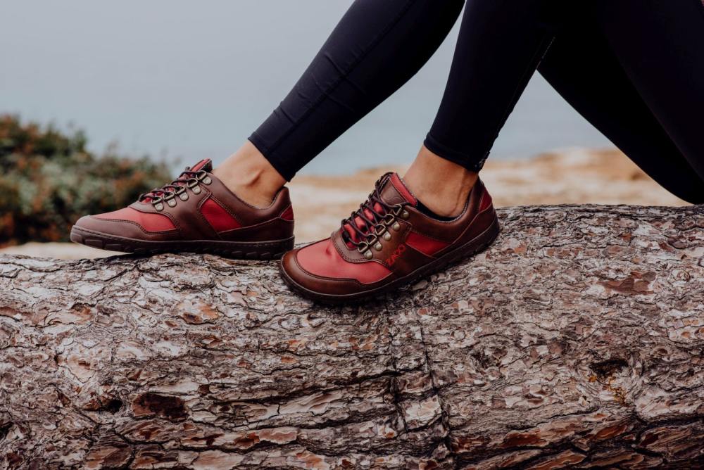 Hiqe Low wegańska wielbłąda czerwona wodoodporność