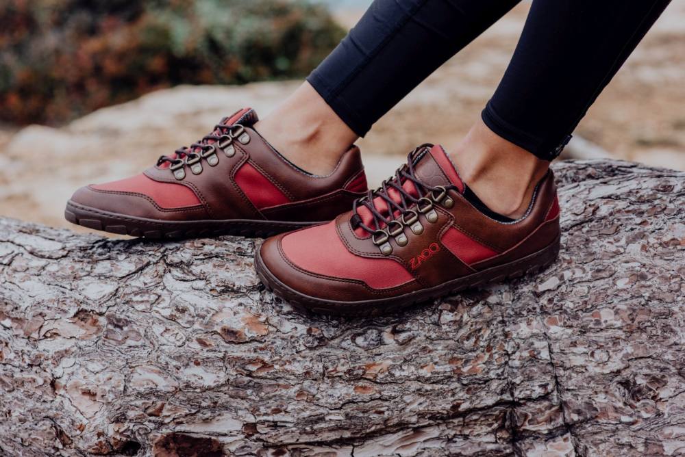 Hiqe Low wegańska wielbłąda czerwona wodoodporność