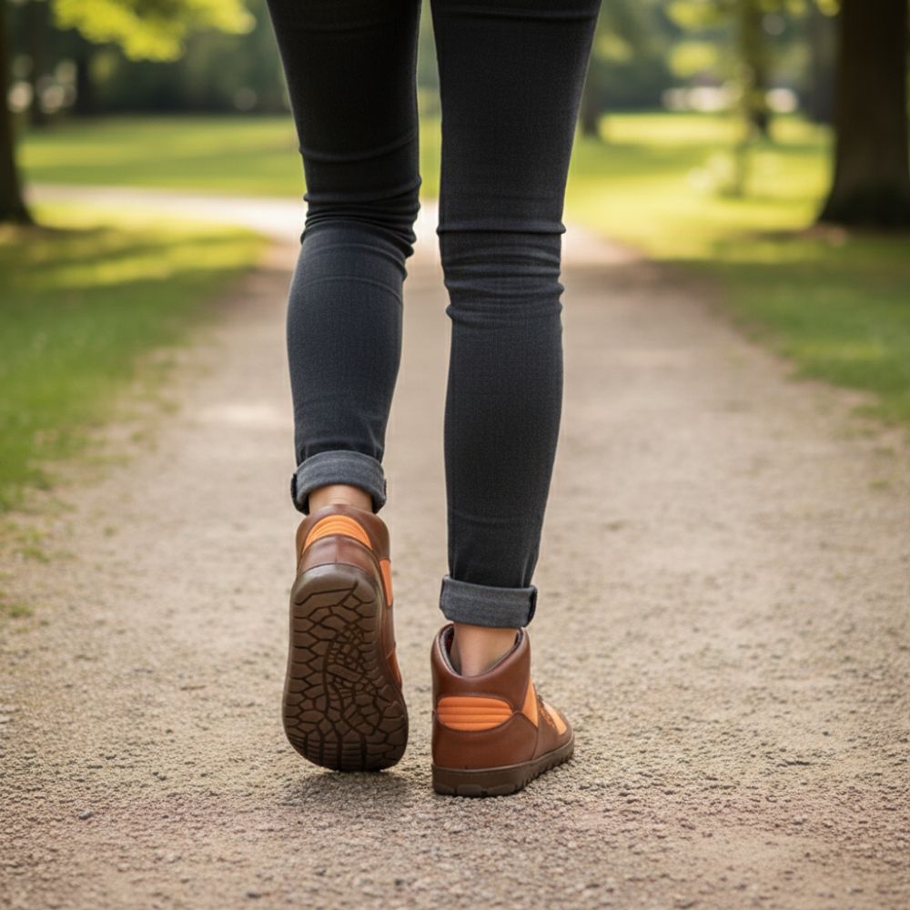 Hiqe Mid Wegańska pomarańczowa wodoodporna