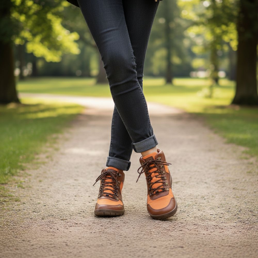 Hiqe Mid Wegańska pomarańczowa wodoodporna