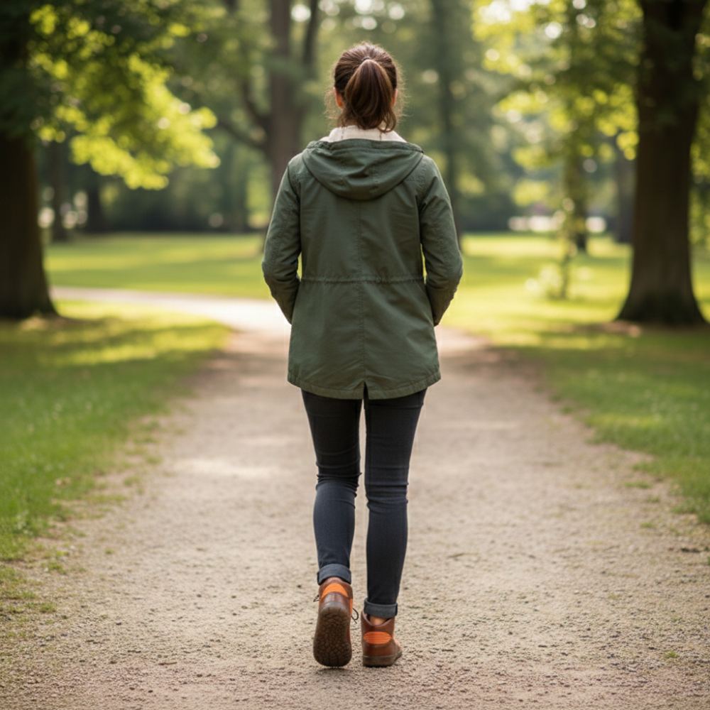 Hiqe Mid Wegańska pomarańczowa wodoodporna