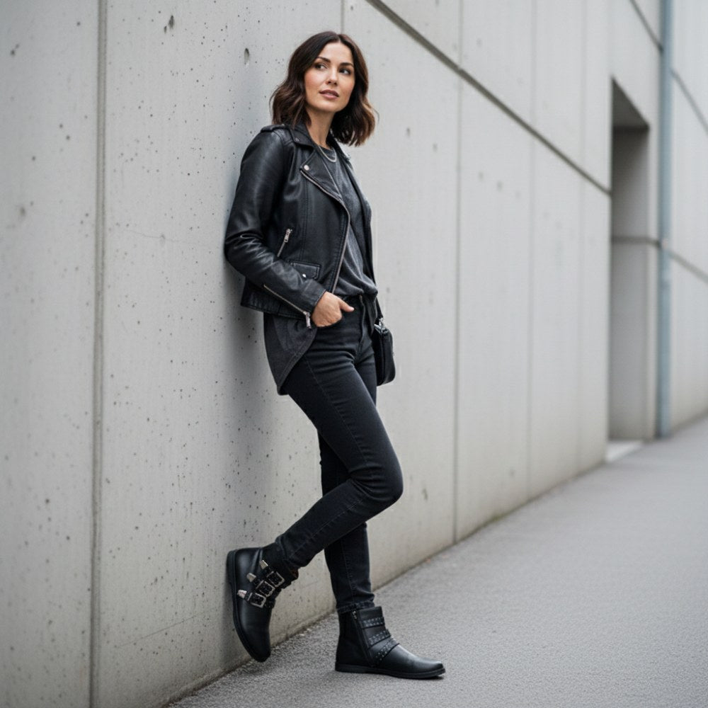 QLANCE Black Silver Rowal