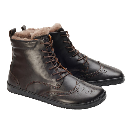 Quintic Winter Brogue ciemnobrązowy
